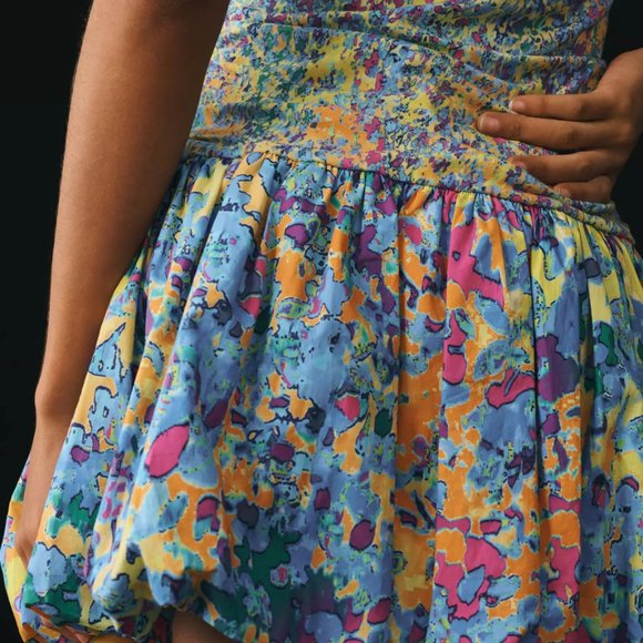 Plenty By Tracy Reese Anthropologie V-Neck Bubble Dress Size Large - Picture 3 of 11